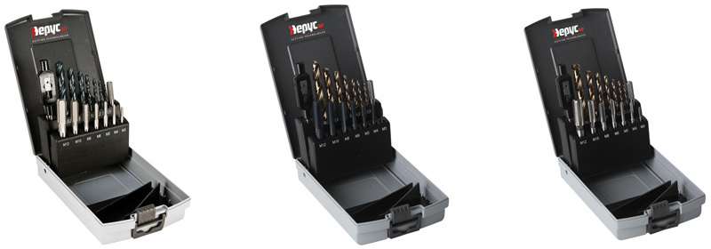 Hepyc HSSCO INOX boor- tapset incl. tapkruk M3-M12