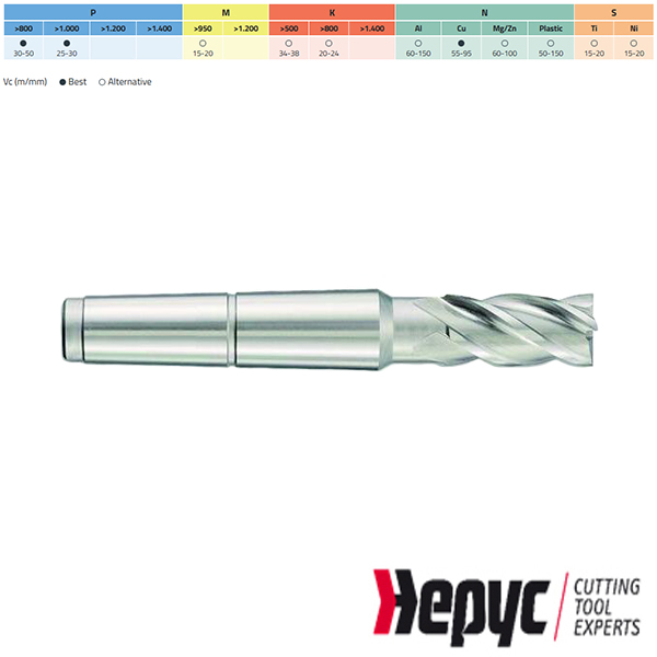 Hepyc HSSE vingerfrees MK 4Z 12.00mm